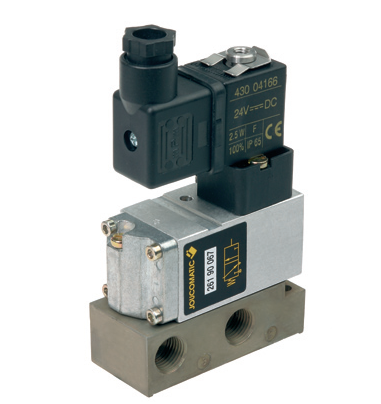 3/2 NC Poppet Valve solenoid Operated G 1/4 - G 3/8 Subbase-Mounted body