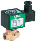 Asco 2/2 Brass / Stainless Steel Direct Acting Solenoid Valve